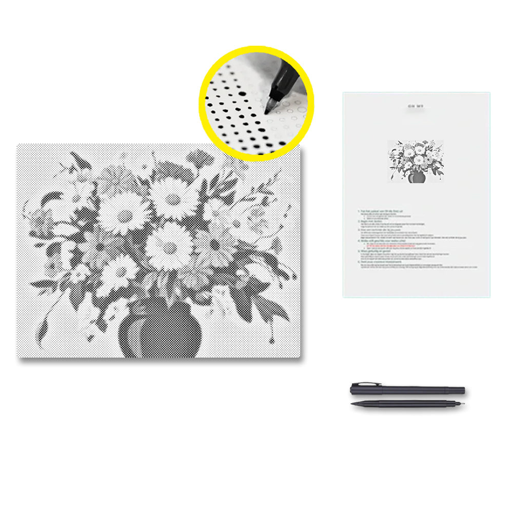 Goldene Harmonie – Malen mit Punkten