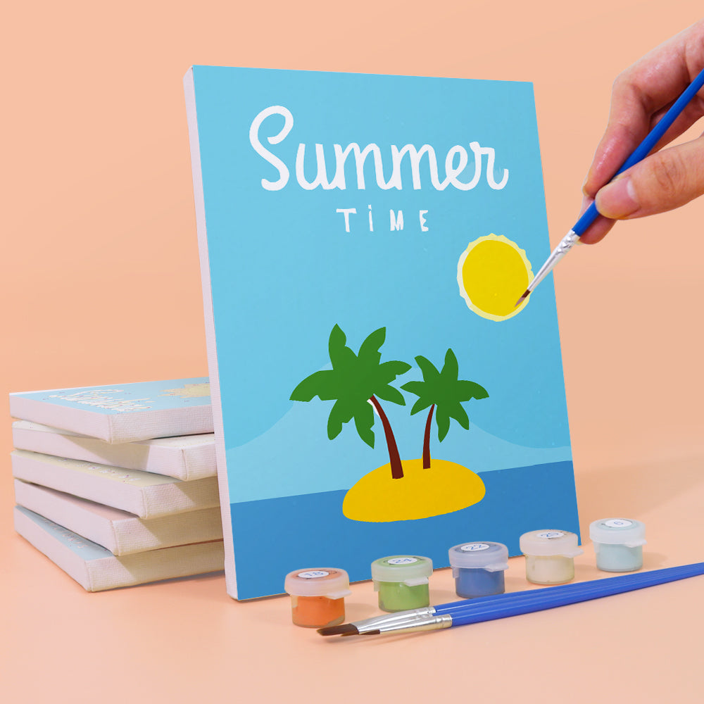 Sommerglanz – Malen nach Zahlen