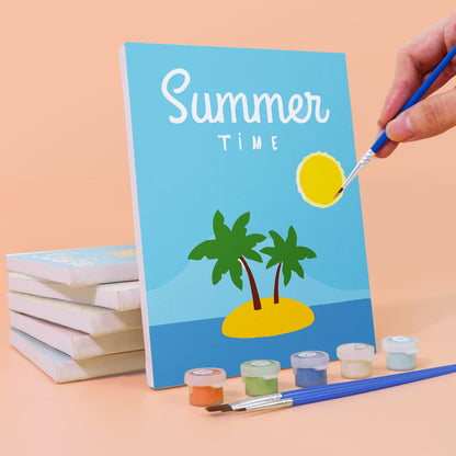 Sommerglanz – Malen nach Zahlen