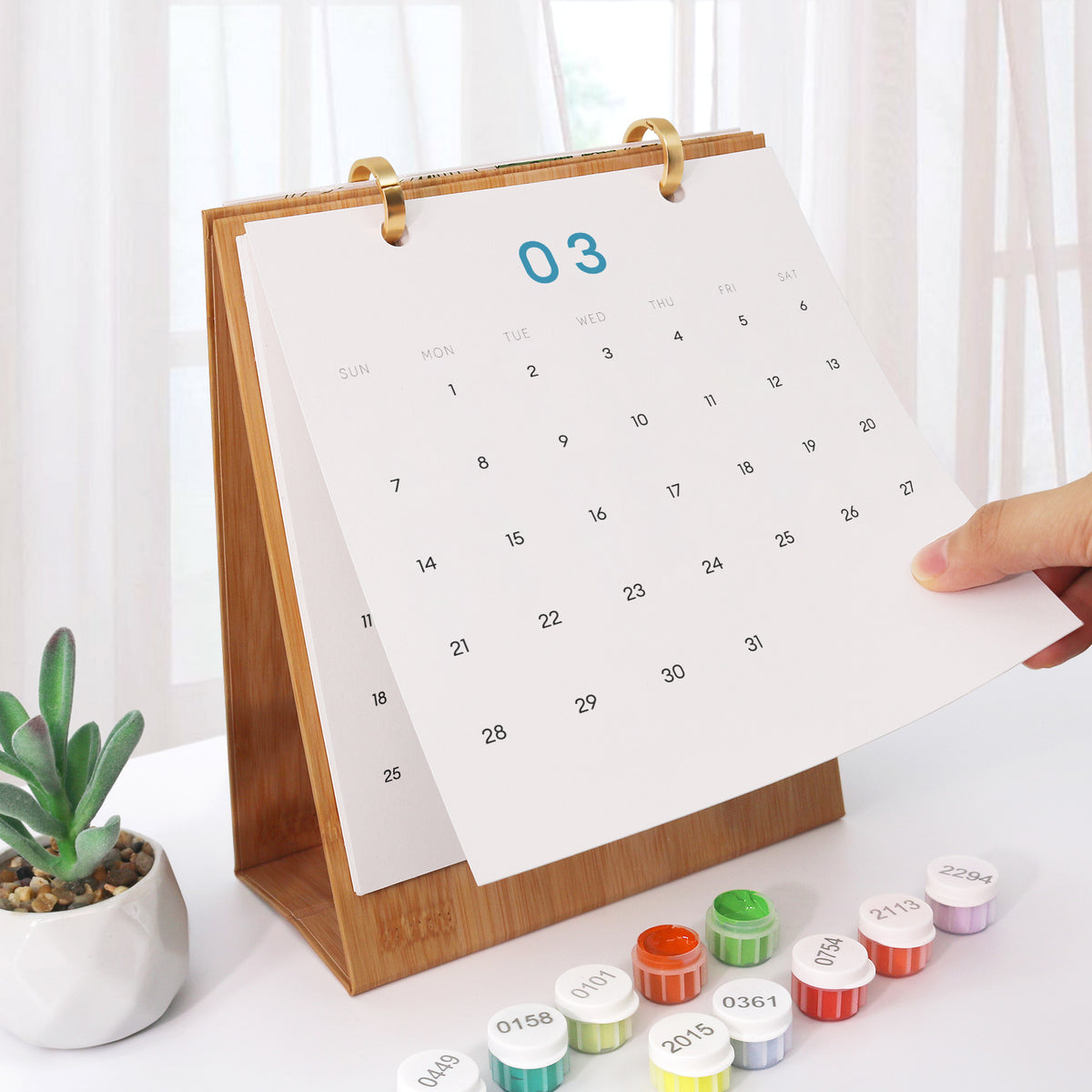 Weltreise-Edition – 2027 Malen nach Zahlen Tischkalender