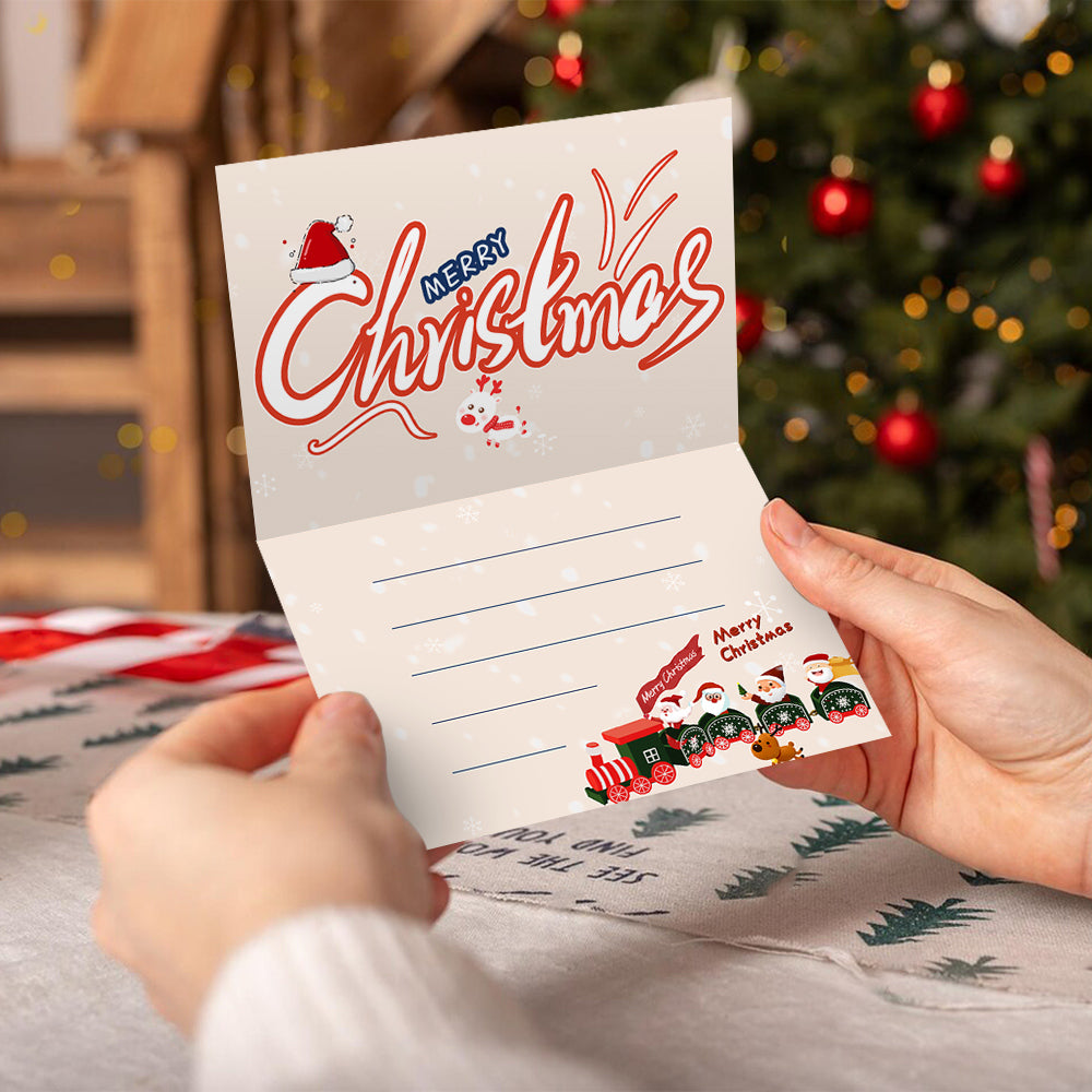 Kerstkaart II – Schilderen op nummer