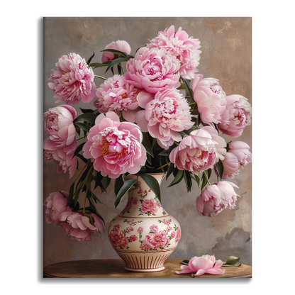 Peonía – Pintar por números