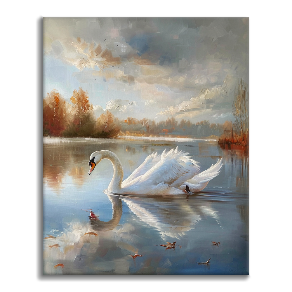 Cisne – Pintar por números