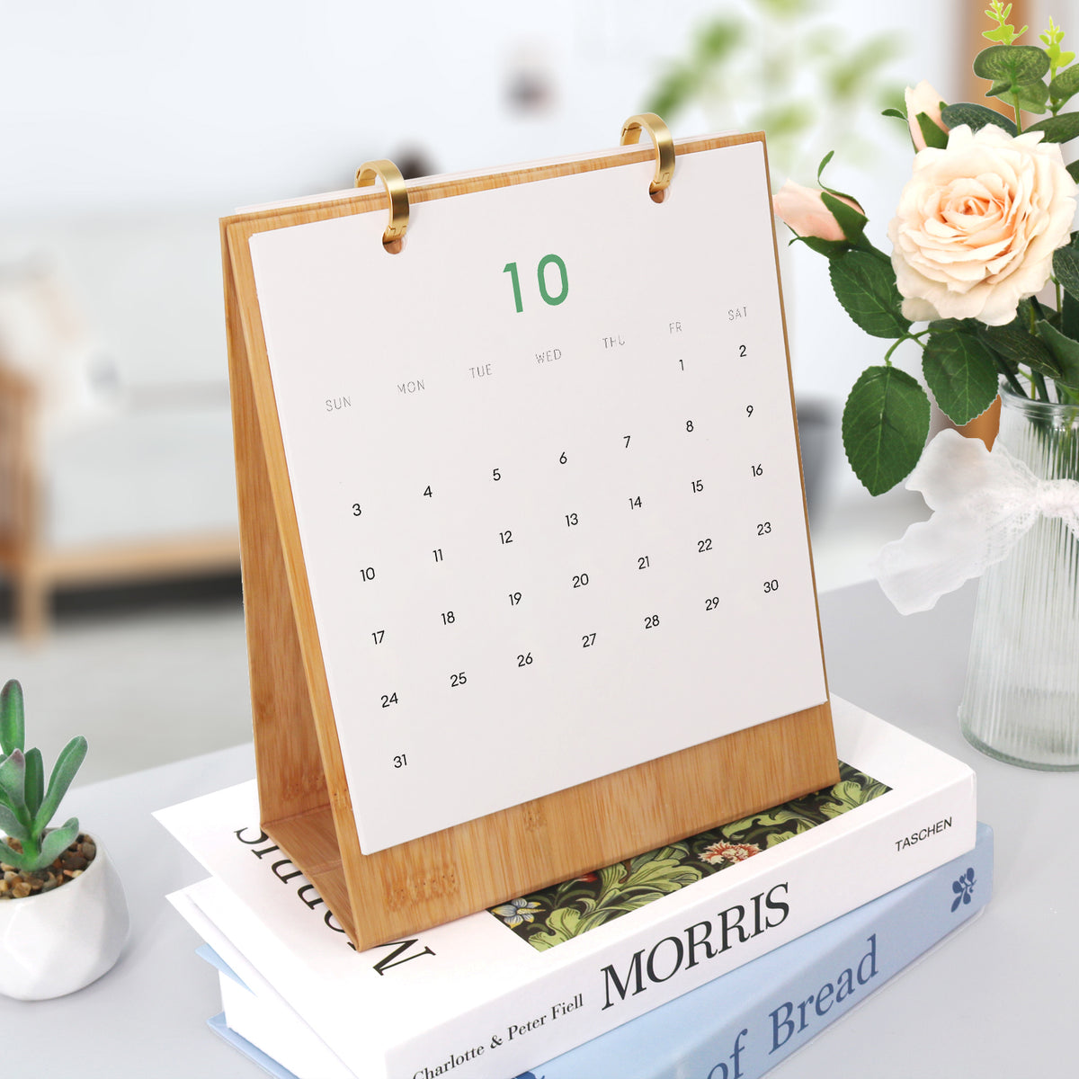 Pflanzen-Edition – 2027 Malen nach Zahlen Tischkalender