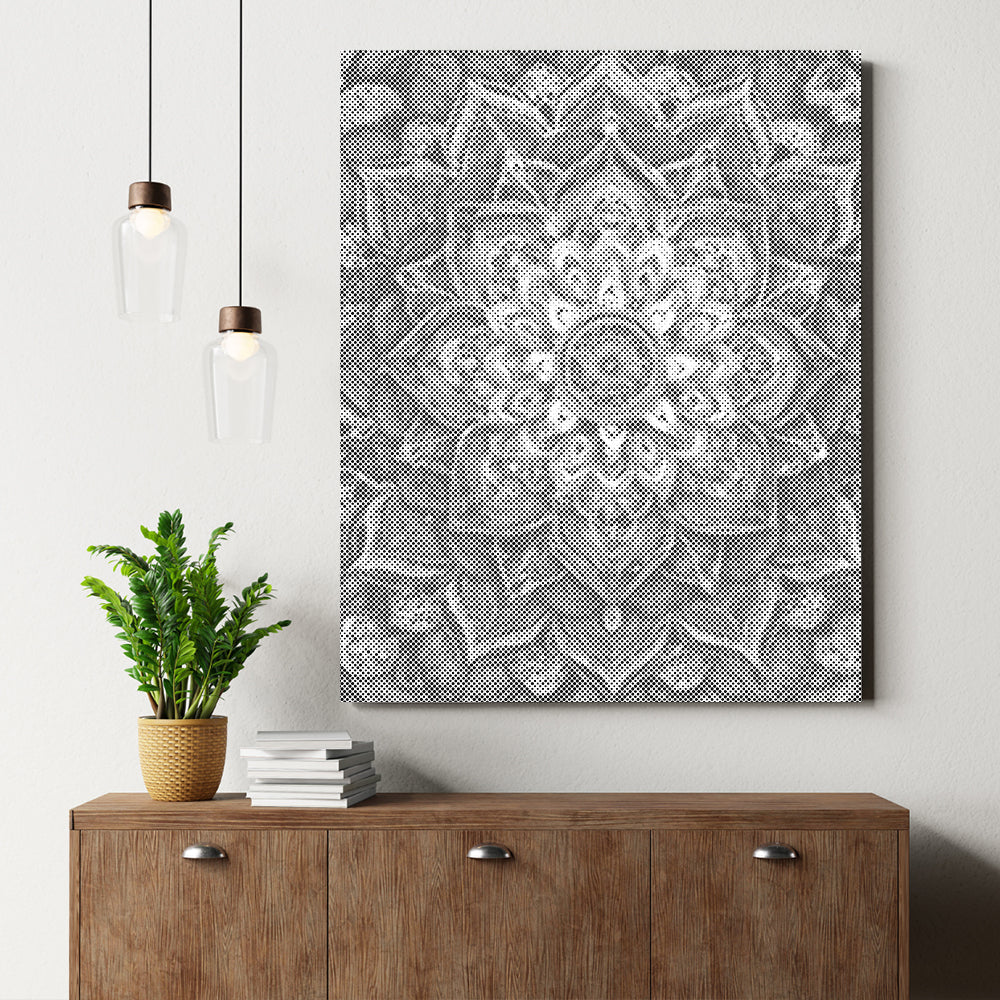 Regenbogenblumen-Mandala – Malen mit Punkten