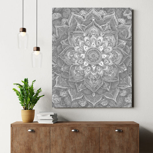 Regenbogenblumen-Mandala – Malen mit Punkten