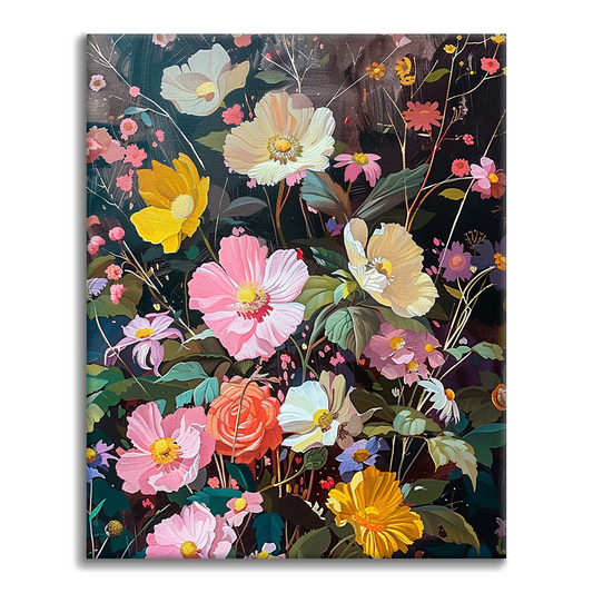 Wilde bloemen - Verf op nummer