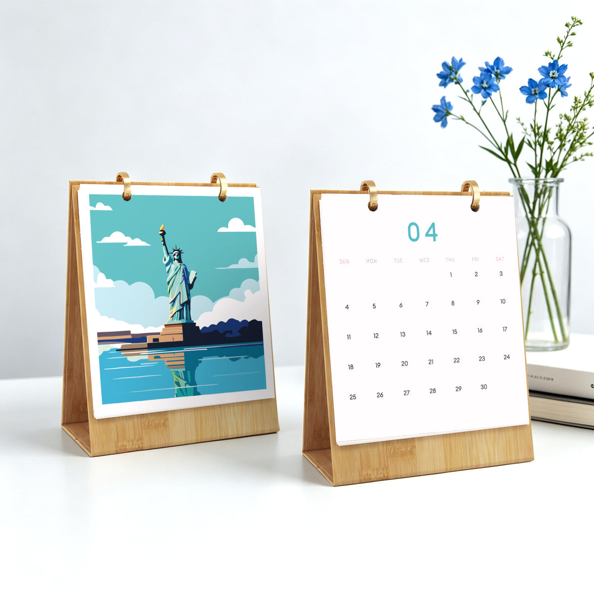 Reise-Edition – 2027 Malen nach Zahlen Tischkalender