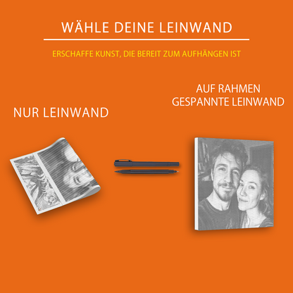 Persönliches Foto – Malen mit Punkten