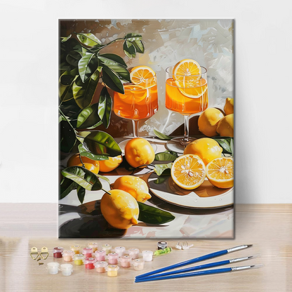 Bebida de verano – Pintar por números