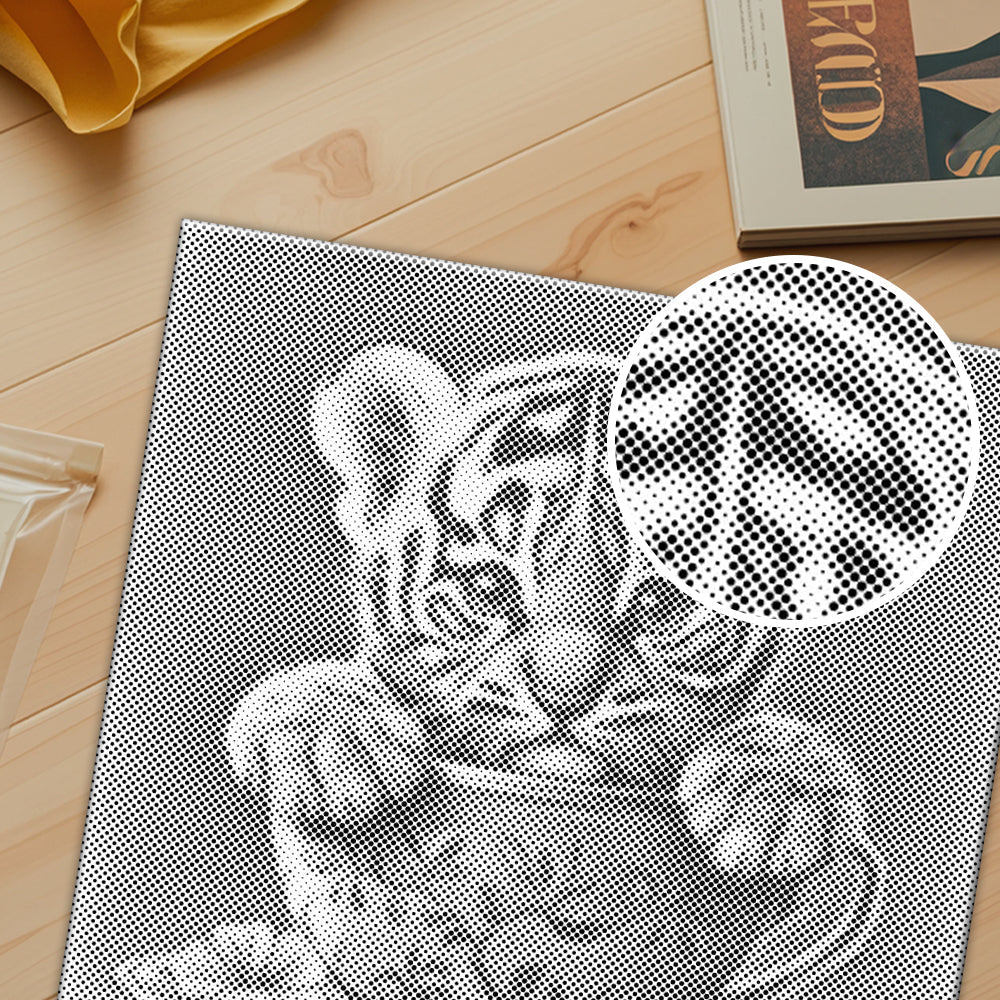 Entzückendes Tigerjunges – Malen mit Punkten