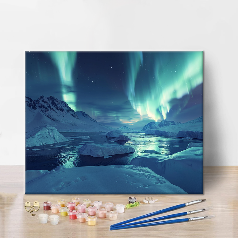 Aurora Boreal – Pintar por números