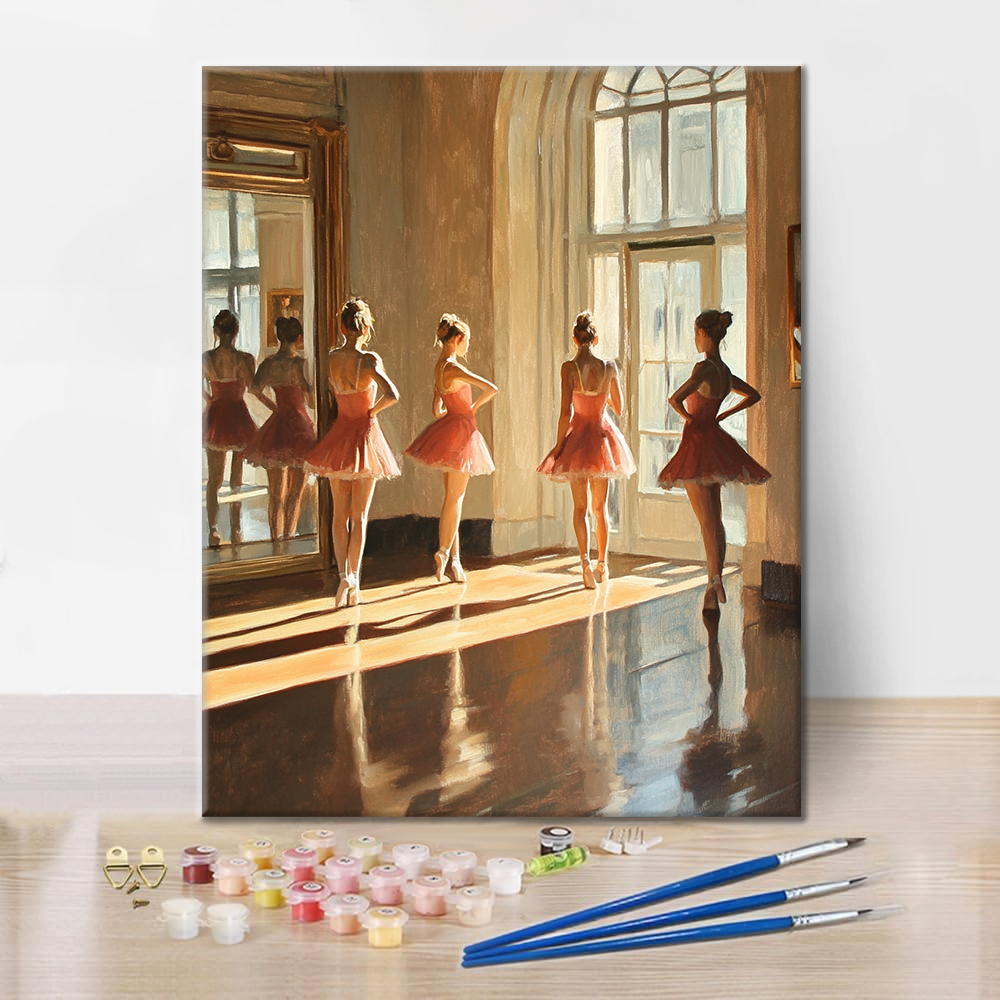 Balletdansers – schilderen op nummer