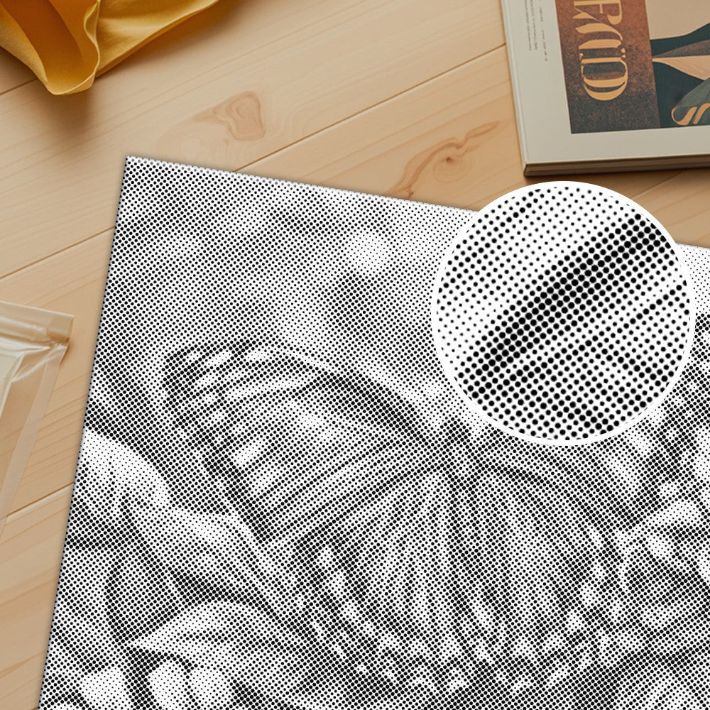Blauer Schmetterling – Malen mit Punkten