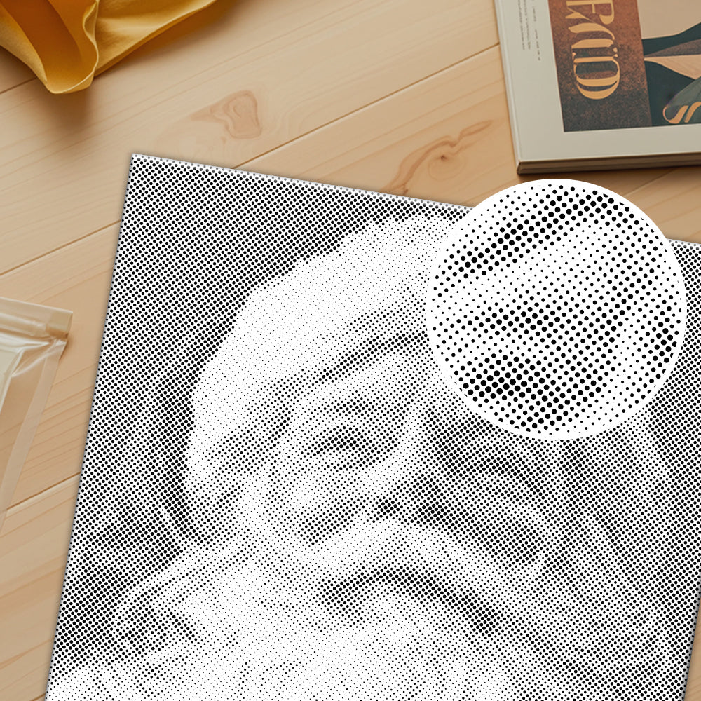 Der freundliche Weihnachtsmann – Malen mit Punkten