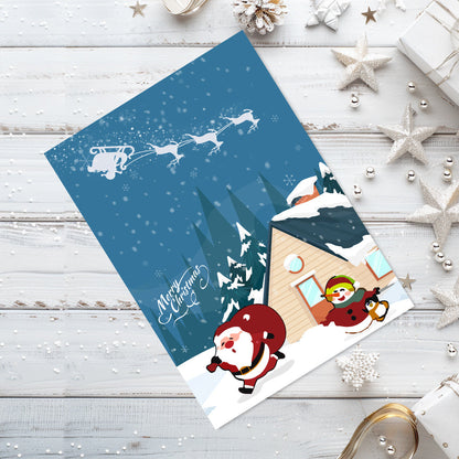 Kerstkaart II – Schilderen op nummer