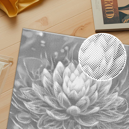 Mystische Lotusblume – Malen mit Punkten
