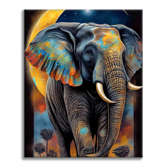 Me encantan los elefantes – pintar por números
