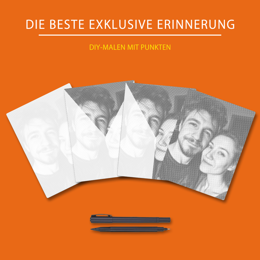 Persönliches Foto – Malen mit Punkten
