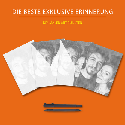 Persönliches Foto – Malen mit Punkten