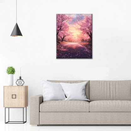 Pasarela Sakura - Pintar por números