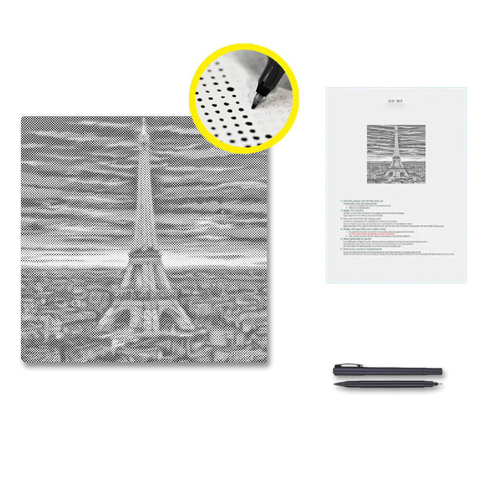 Eiffelturm – Malen mit Punkten