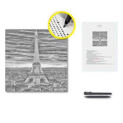 Eiffelturm – Malen mit Punkten