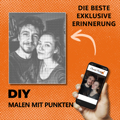 Persönliches Foto – Malen mit Punkten