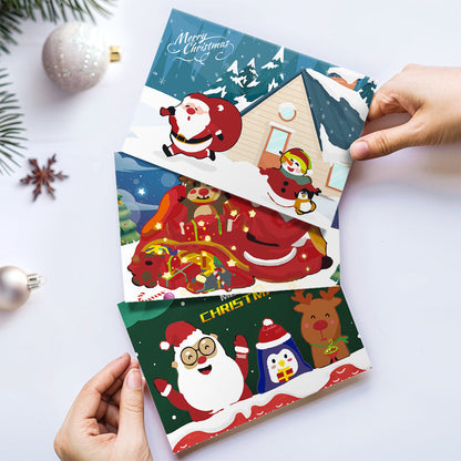 Kerstkaart II – Schilderen op nummer
