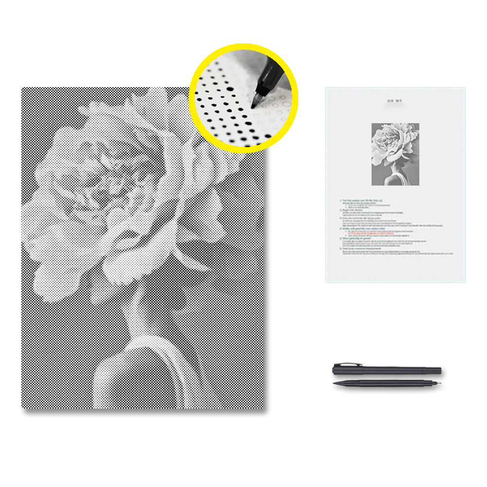 Frau Blume – Malen mit Punkten
