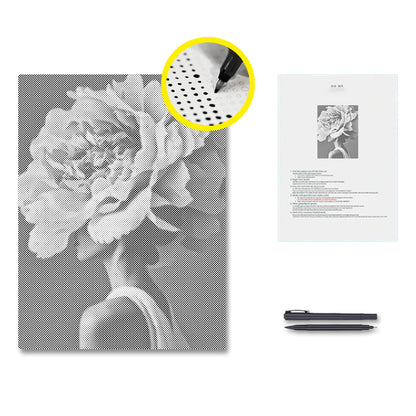 Frau Blume – Malen mit Punkten