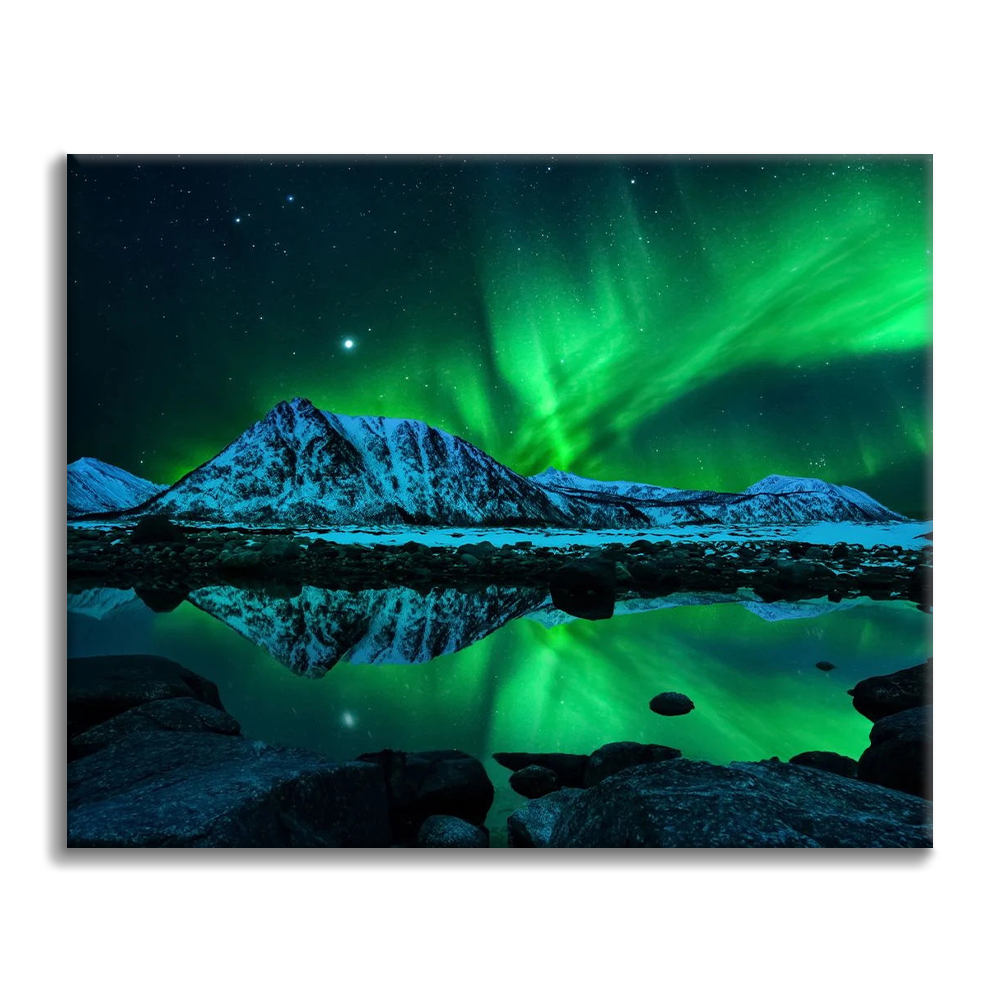 Montaña Aurora – Pintar por números