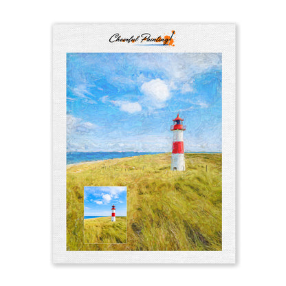 Schilder je eigen foto – schilder op nummer