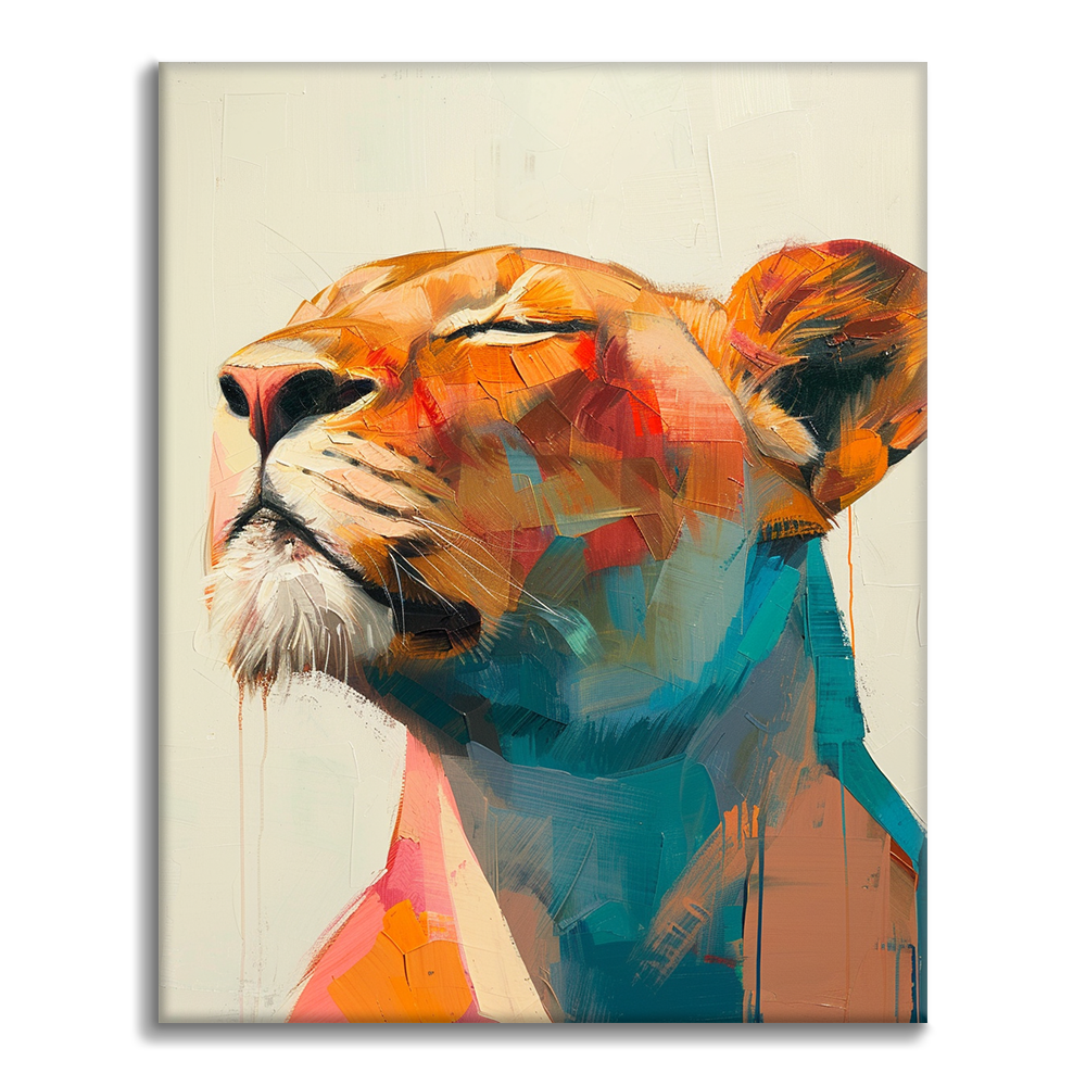 Tiger der Wildnis – Malen nach Zahlen