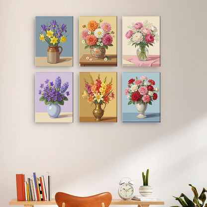 Blumen in Vasen