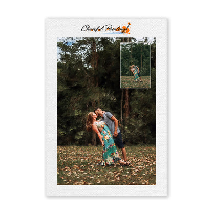 Schilder je eigen foto – schilder op nummer