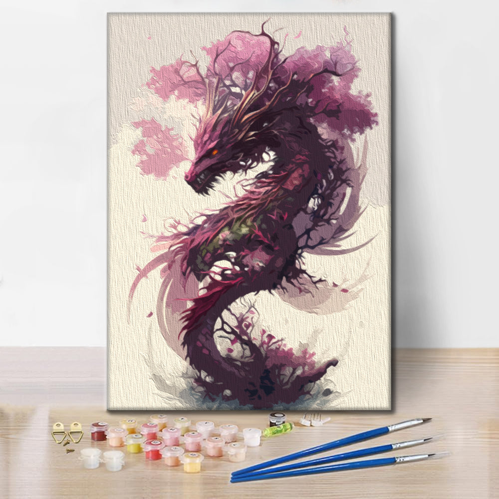 Drache – Malen nach Zahlen