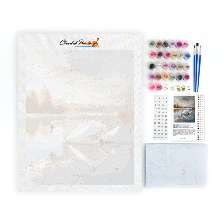 Cisne – Pintar por números