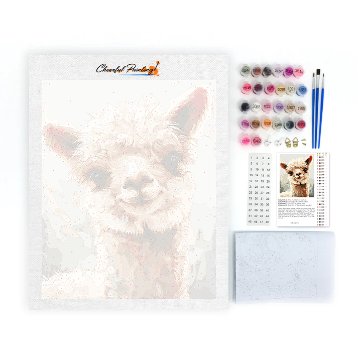 Alpaca – schilderen op nummer