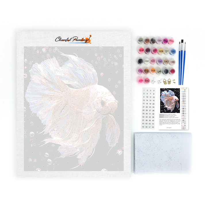 Juwelen Betta Fisch – Malen nach Zahlen
