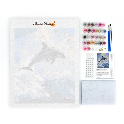 Delfines - Pintar por números