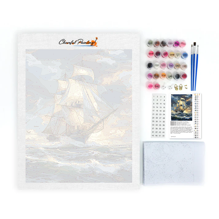 Velero - Pintura por números
