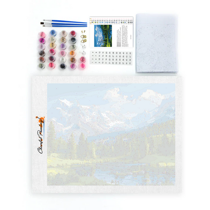 De Rocky Mountains – Schilderen op nummer