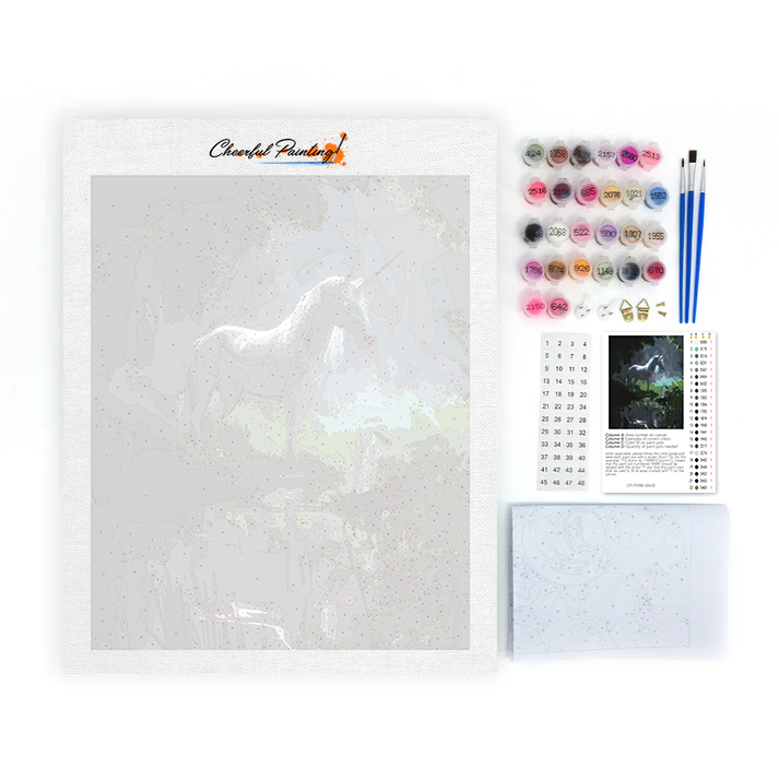 Unicornio – pintar por números