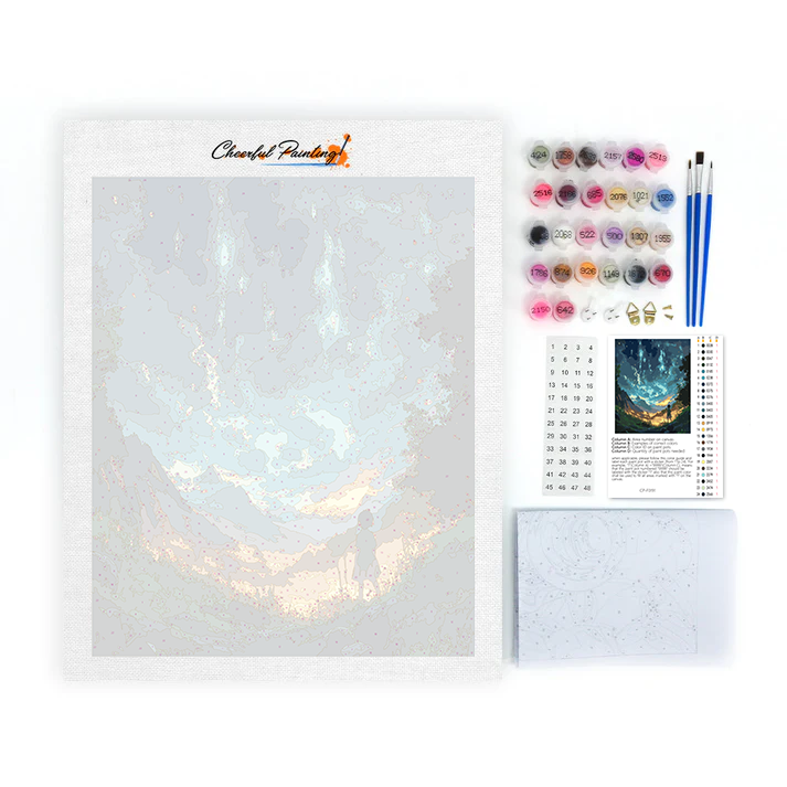 Estrella fugaz – Pintar por números