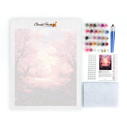 Pasarela Sakura - Pintar por números