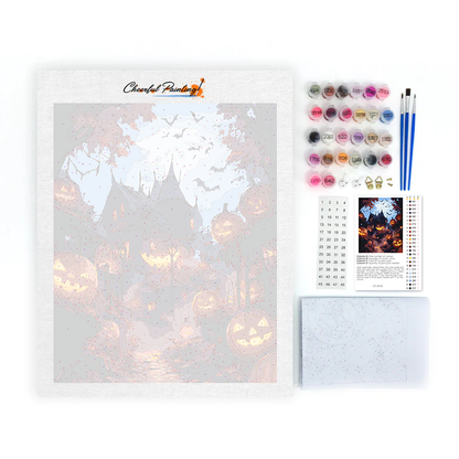 Castillo de calabaza – Pintar por números