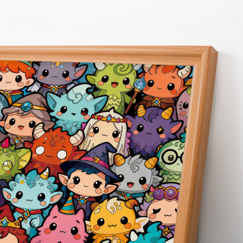 Monster Mash – Ausmalpuzzle aus Holz