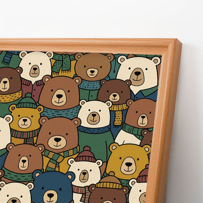 Schalbären - Ausmalpuzzle aus Holz