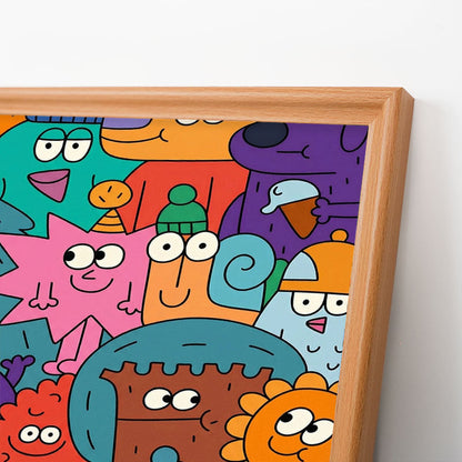 Gesichter der Dinge – Ausmalpuzzle aus Holz